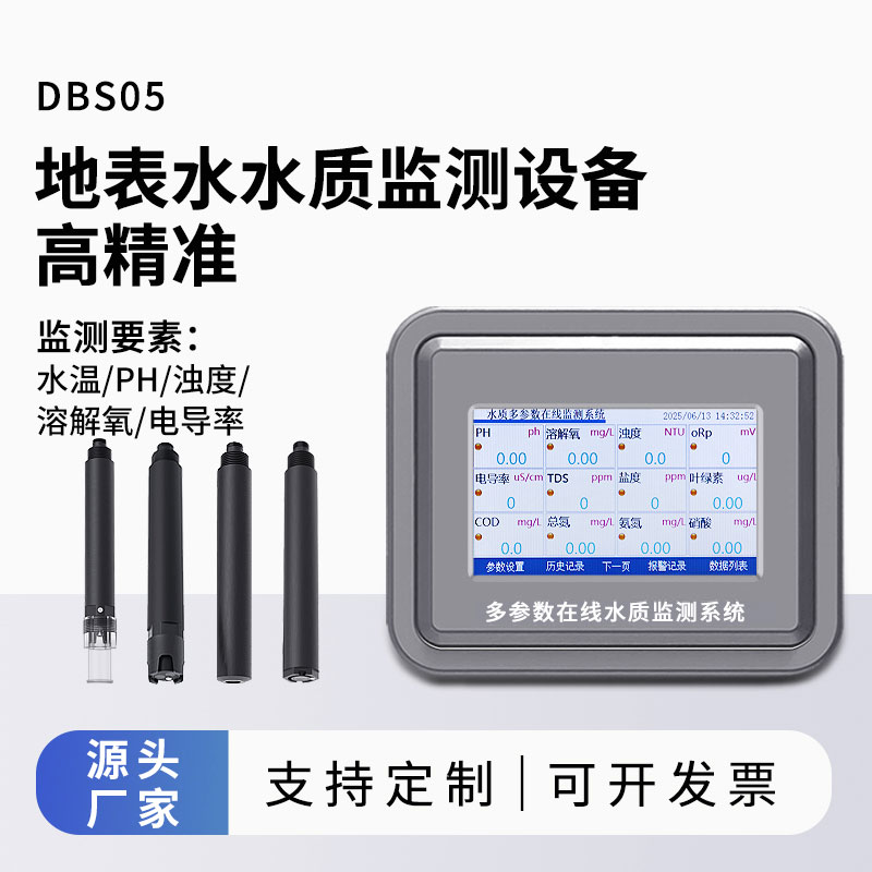 地表水水質(zhì)監(jiān)測(cè)參數(shù)(水溫、ph、溶解氧、濁度、電導(dǎo)率)